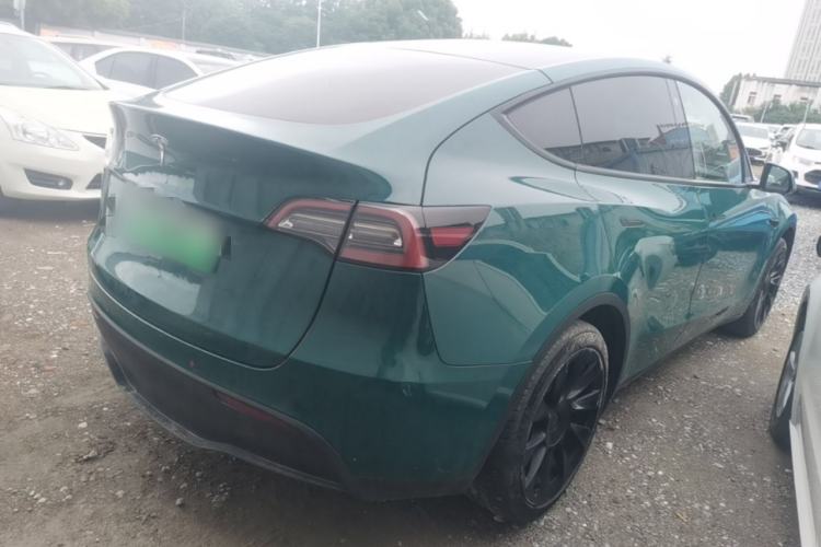 Used Tesla Model Y 2021 Long-Range All-Wheel-Drive Version Rear Right 45 Deg