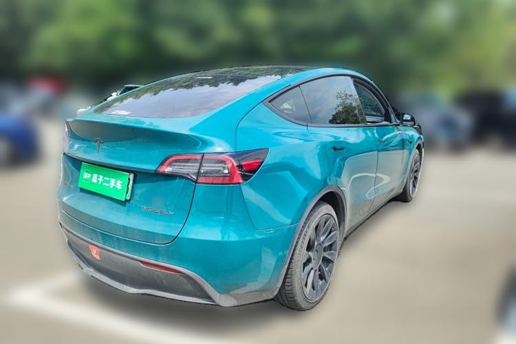 Used Tesla Model Y 2021 Standard Range Rear-Wheel Drive Version Rear Right 45 Deg