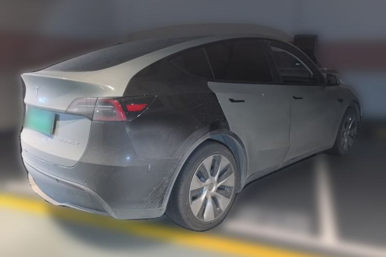 Used Tesla Model Y 2021 Standard Range Rear-Wheel Drive Version Rear Right 45 Deg