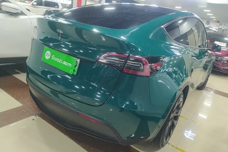 Used Tesla Model Y 2021 Long-Range All-Wheel-Drive Version Rear Right 45 Deg