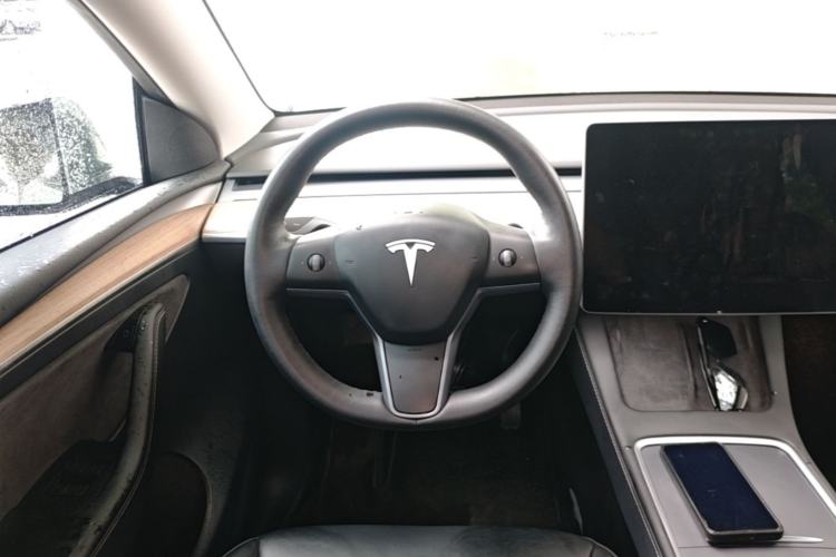 Used Tesla Model Y 2021 Standard Range Rear-Wheel Drive Version Steering Wheel