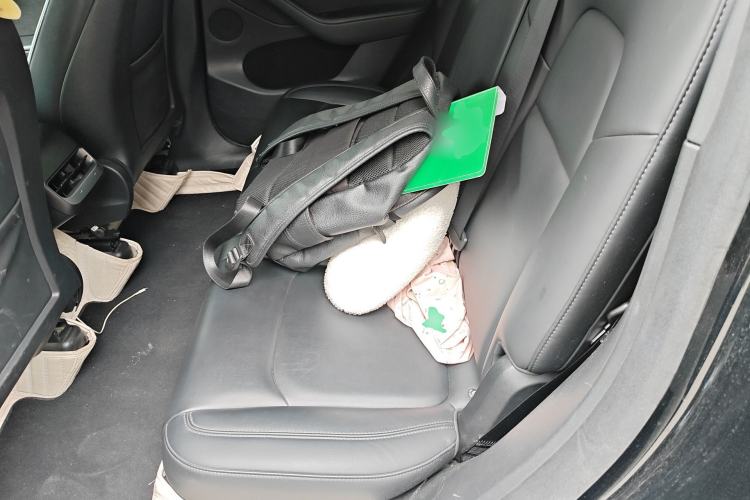 Used Tesla Model Y 2021 Long-Range All-Wheel-Drive Version 3D7 Left Rear Seat