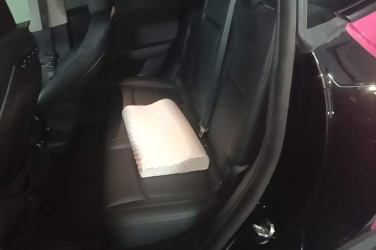 Used Tesla Model Y 2021 Long-Range All-Wheel-Drive Version Left Rear Seat