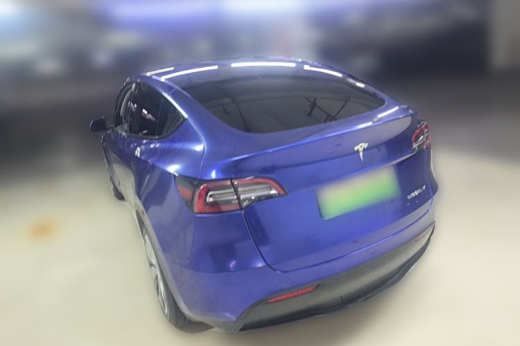 Used Tesla Model Y 2021 Long-Range All-Wheel-Drive Version Rear Left 45 Deg