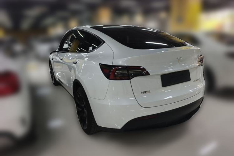 Used Tesla Model Y 2021 Long-Range All-Wheel-Drive Version Rear Left 45 Deg