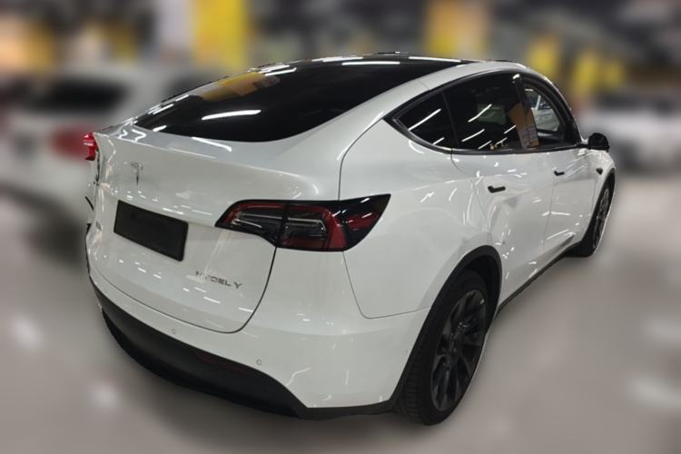 Used Tesla Model Y 2021 Long-Range All-Wheel-Drive Version Rear Right 45 Deg