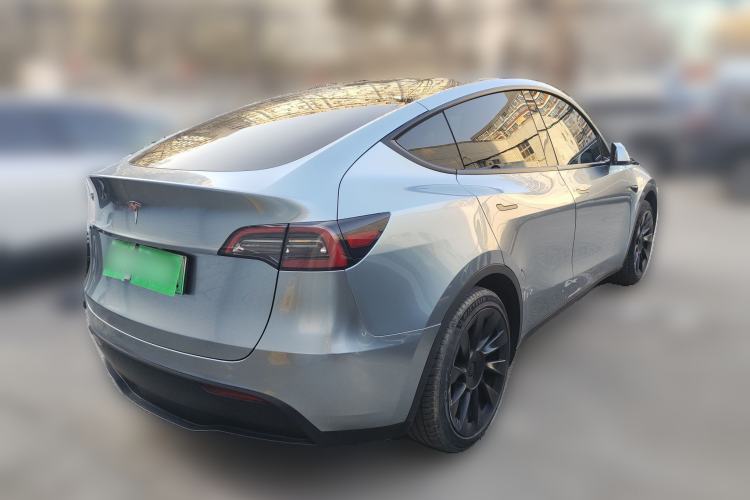 Used Tesla Model Y 2021 Standard Range Rear-Wheel Drive Version Rear Right 45 Deg