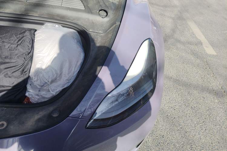 Used Tesla Model Y 2021 Standard Range Rear-Wheel Drive Version Engine Bay Left