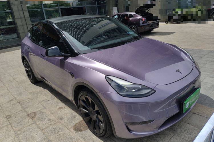 Used Tesla Model Y 2021 Standard Range Rear-Wheel Drive Version Front Right 45 Deg