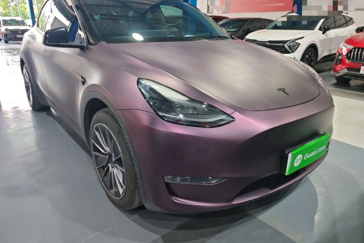 Used Tesla Model Y 2021 Standard Range Rear-Wheel Drive Version Front Right 45 Deg