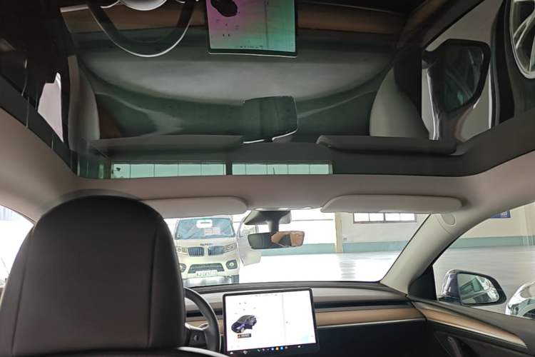 Used Tesla Model Y 2021 Standard Range Rear-Wheel Drive Version Headliner