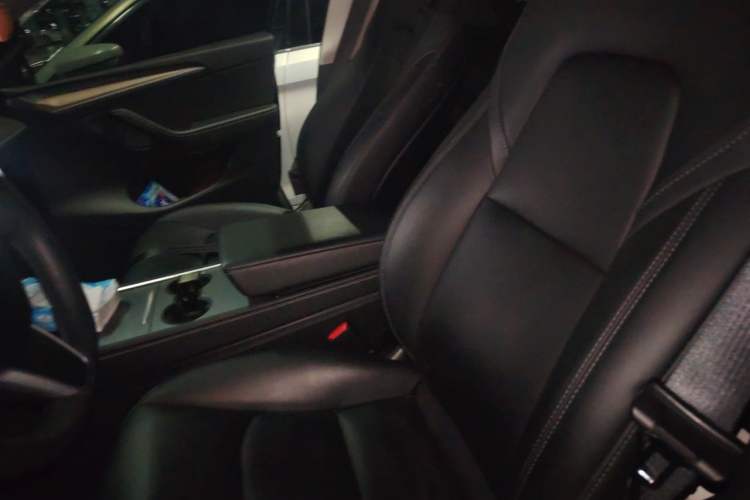 Used Tesla Model Y 2021 Standard Range Rear-Wheel Drive Version Left Front Seat