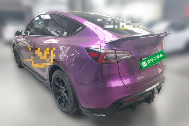 Used Tesla Model Y 2021 Standard Range Rear-Wheel Drive Version Rear Left 45 Deg