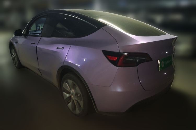Used Tesla Model Y 2021 Standard Range Rear-Wheel Drive Version Rear Left 45 Deg