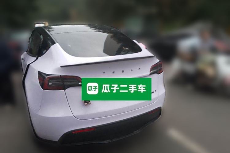 Used Tesla Model Y 2021 Standard Range Rear-Wheel Drive Version Rear Left 45 Deg