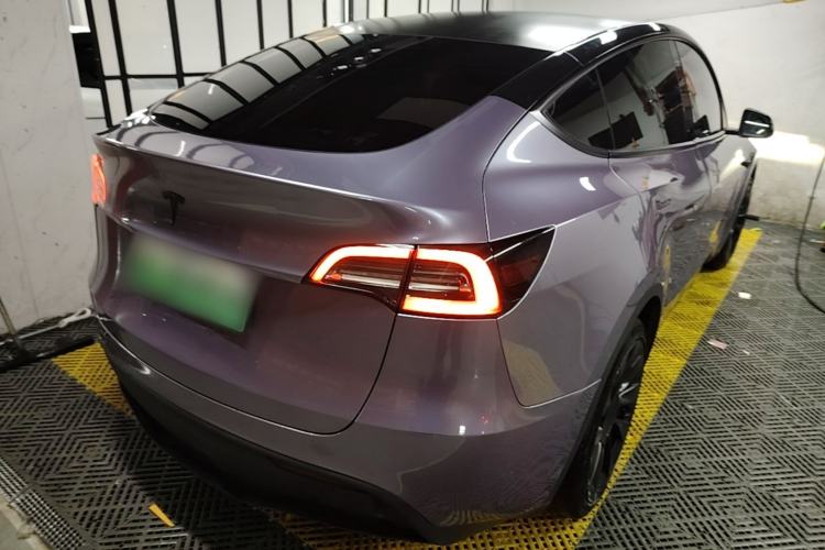 Used Tesla Model Y 2021 Standard Range Rear-Wheel Drive Version Rear Right 45 Deg
