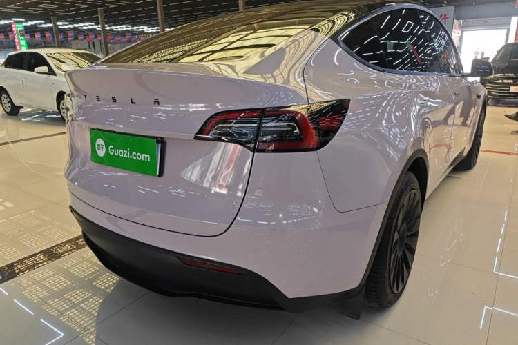 Used Tesla Model Y 2021 Standard Range Rear-Wheel Drive Version Rear Right 45 Deg