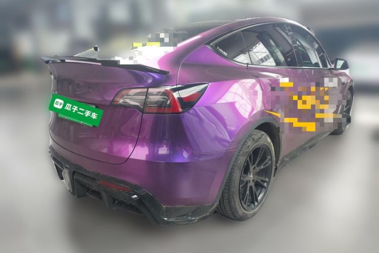 Used Tesla Model Y 2021 Standard Range Rear-Wheel Drive Version Rear Right 45 Deg
