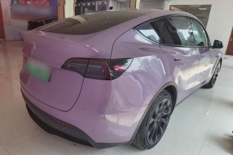Used Tesla Model Y 2021 Standard Range Rear-Wheel Drive Version Rear Right 45 Deg