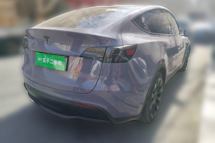 Used Tesla Model Y 2021 Standard Range Rear-Wheel Drive Version Rear Right 45 Deg