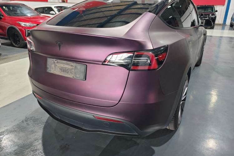 Used Tesla Model Y 2021 Standard Range Rear-Wheel Drive Version Rear Right 45 Deg