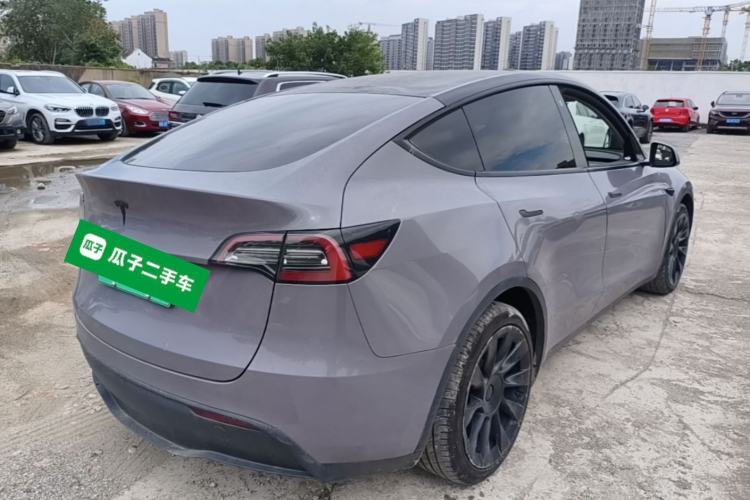 Used Tesla Model Y 2021 Standard Range Rear-Wheel Drive Version Rear Right 45 Deg