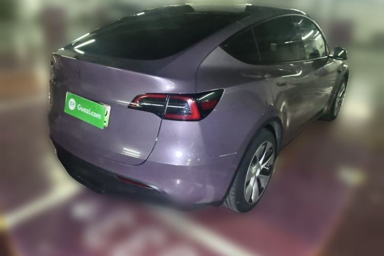 Used Tesla Model Y 2021 Standard Range Rear-Wheel Drive Version Rear Right 45 Deg