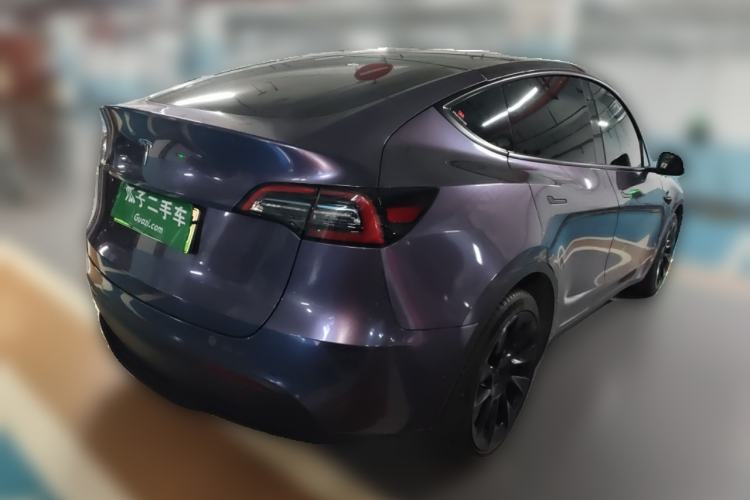 Used Tesla Model Y 2021 Standard Range Rear-Wheel Drive Version Rear Right 45 Deg