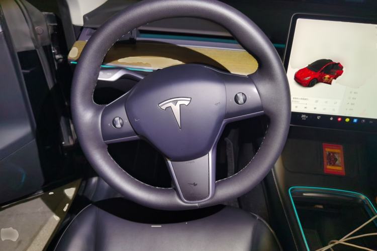 Used Tesla Model Y 2021 Standard Range Rear-Wheel Drive Version Steering Wheel