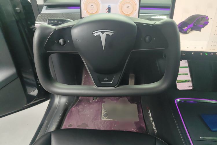 Used Tesla Model Y 2021 Standard Range Rear-Wheel Drive Version Steering Wheel
