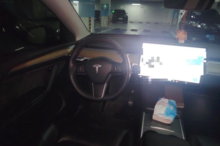 Used Tesla Model Y 2021 Standard Range Rear-Wheel Drive Version Steering Wheel