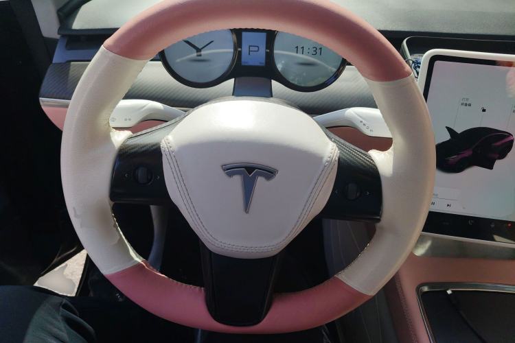 Used Tesla Model Y 2021 Standard Range Rear-Wheel Drive Version Steering Wheel