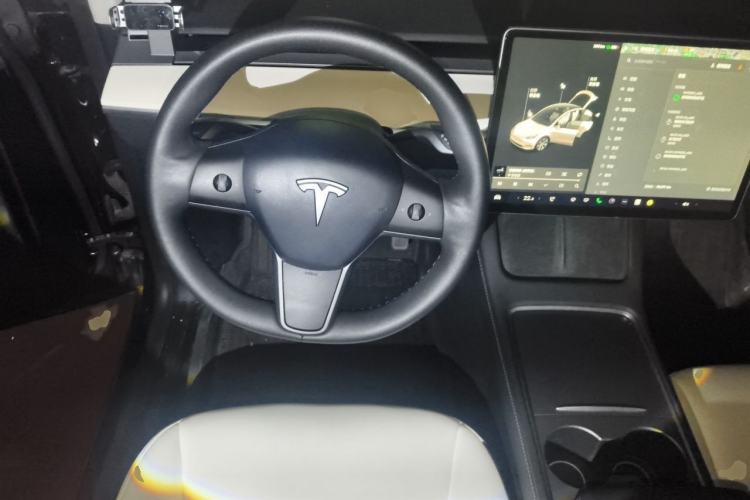 Used Tesla Model Y 2021 Standard Range Rear-Wheel Drive Version Steering Wheel