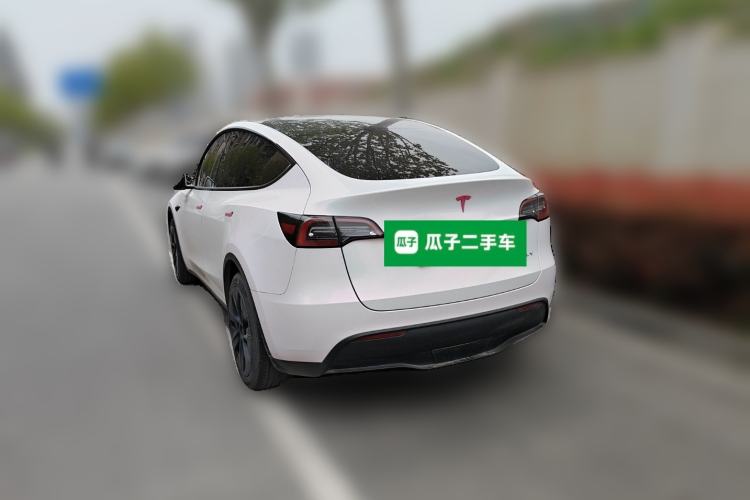 Used Tesla Model Y 2021 Long-Range All-Wheel-Drive Version 3D7 Rear Left 45 Deg