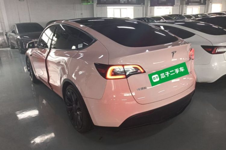 Used Tesla Model Y 2021 Performance High-Performance All-Wheel-Drive Version Rear Left 45 Deg