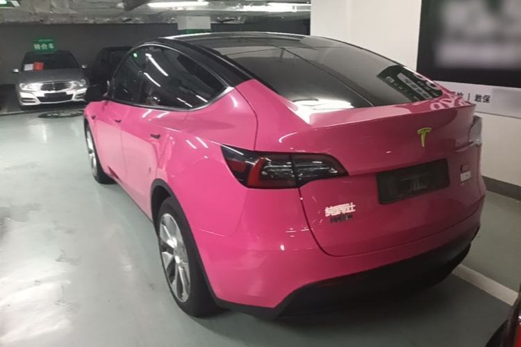 Used Tesla Model Y 2021 Long-Range All-Wheel-Drive Version Rear Left 45 Deg