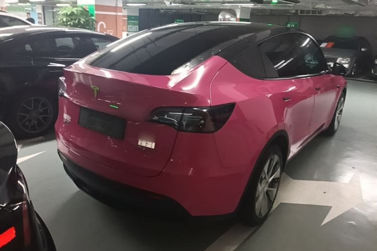 Used Tesla Model Y 2021 Long-Range All-Wheel-Drive Version Rear Right 45 Deg