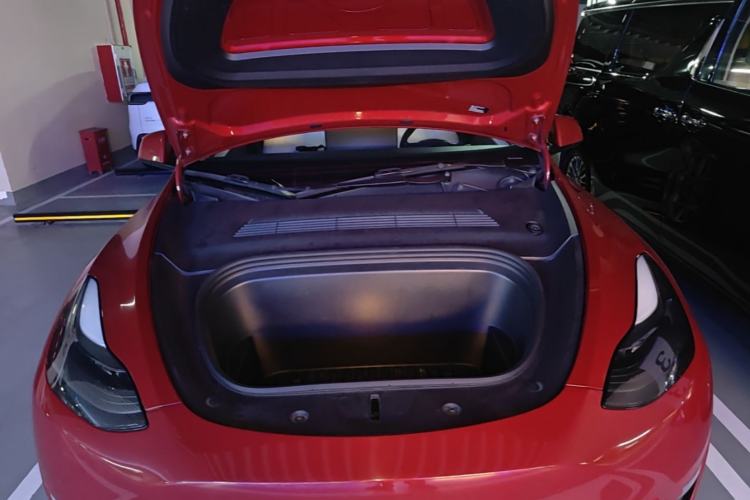 Used Tesla Model Y 2021 Long-Range All-Wheel-Drive Version 3D7 Engine Bay