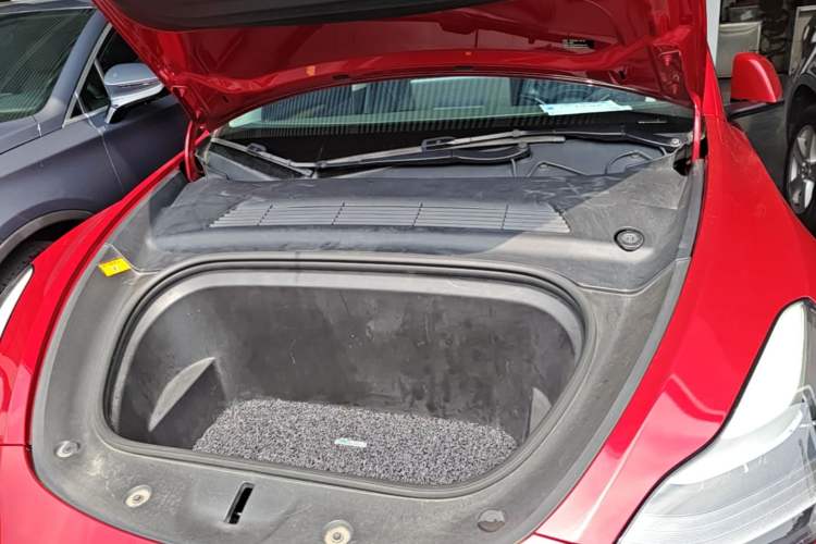 Used Tesla Model Y 2021 Long-Range All-Wheel-Drive Version Engine Bay