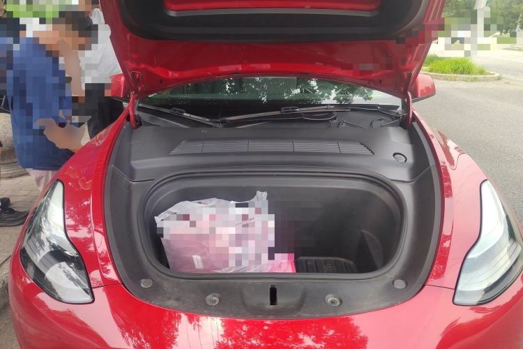 Used Tesla Model Y 2021 Long-Range All-Wheel-Drive Version 3D7 Engine Bay