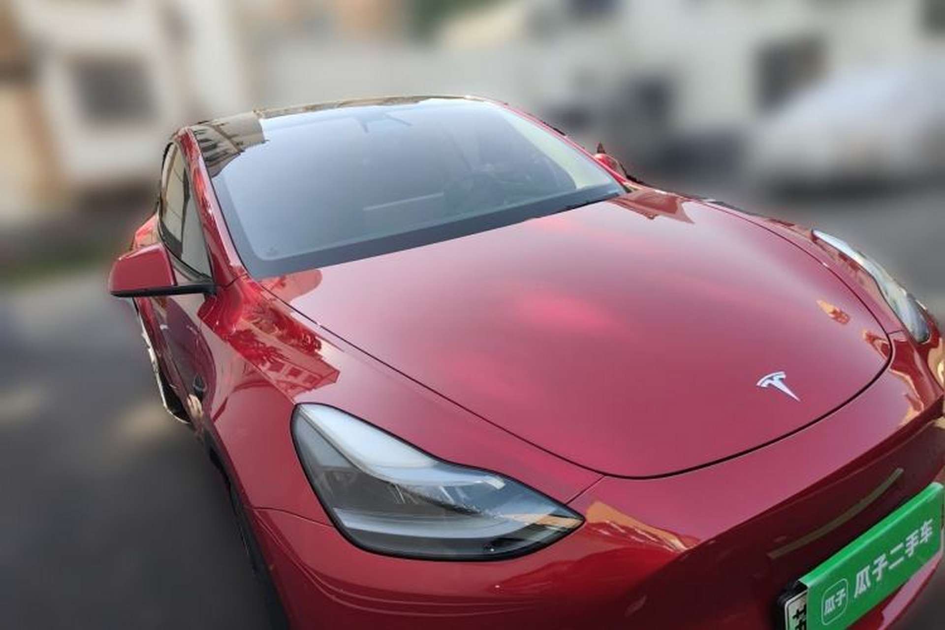 Used Tesla Model Y 2021 Standard Range Rear-Wheel Drive Version Front Right 45 Deg