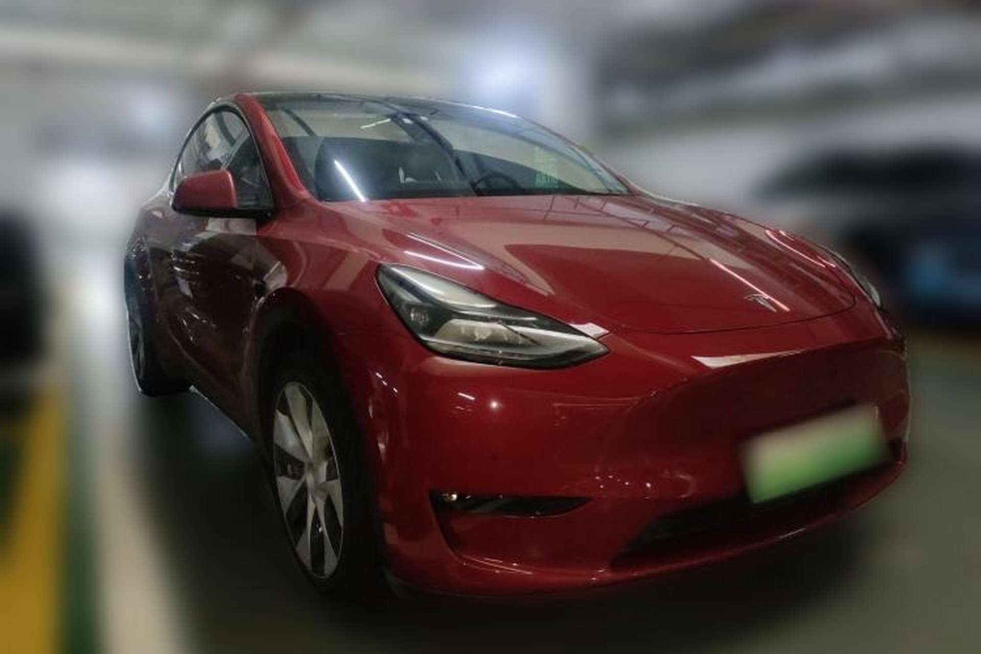 Used Tesla Model Y 2021 Long-Range All-Wheel-Drive Version Front Right 45 Deg