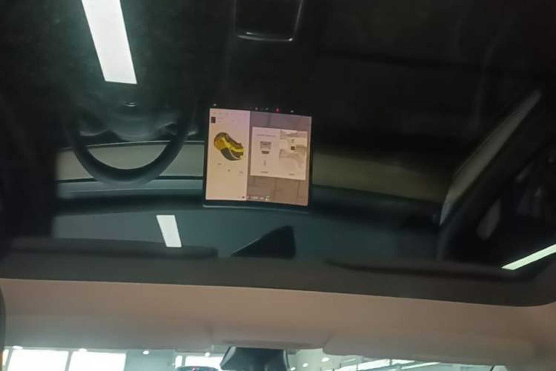 Used Tesla Model Y 2021 Long-Range All-Wheel-Drive Version Headliner