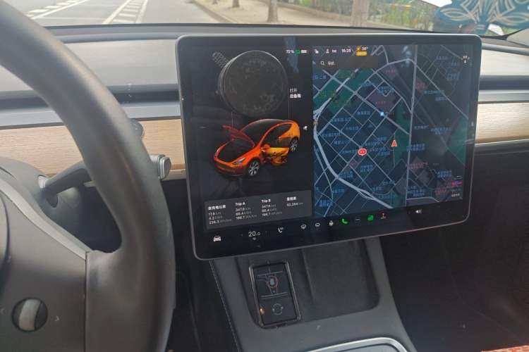 Used Tesla Model Y 2021 Long-Range All-Wheel-Drive Version Instrument Cluster