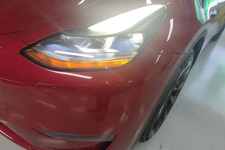 Used Tesla Model Y 2021 Revised Version 2 Long-Range All-Wheel-Drive Edition Left Front Headlight