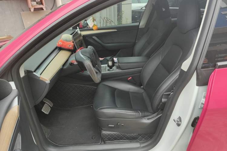 Used Tesla Model Y 2021 Performance High-Performance All-Wheel-Drive Version Left Front Seat