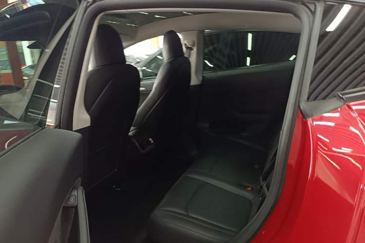 Used Tesla Model Y 2021 Standard Range Rear-Wheel Drive Version Left Rear Seat