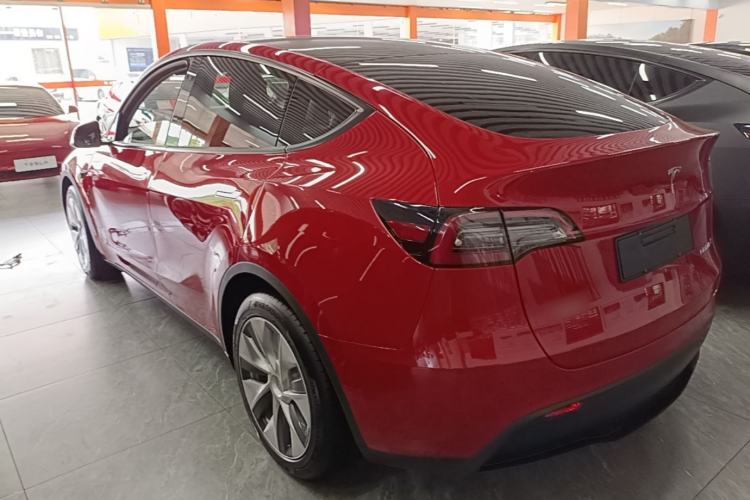 Used Tesla Model Y 2021 Standard Range Rear-Wheel Drive Version Rear Left 45 Deg