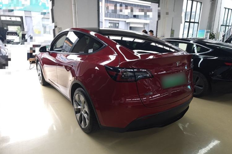 Used Tesla Model Y 2021 Standard Range Rear-Wheel Drive Version Rear Left 45 Deg