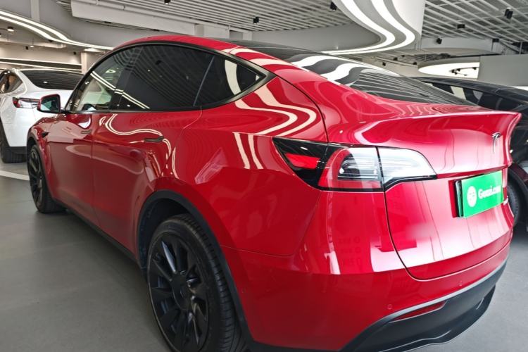 Used Tesla Model Y 2021 Long-Range All-Wheel-Drive Version Rear Left 45 Deg
